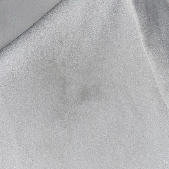 June and Hudson white high neck gown with thigh slit | Sz S - Picture 7 of 9